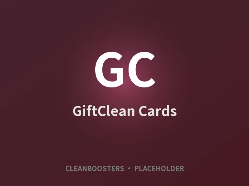 Tarjeta de regalo digital personalizada para un servicio del hogar